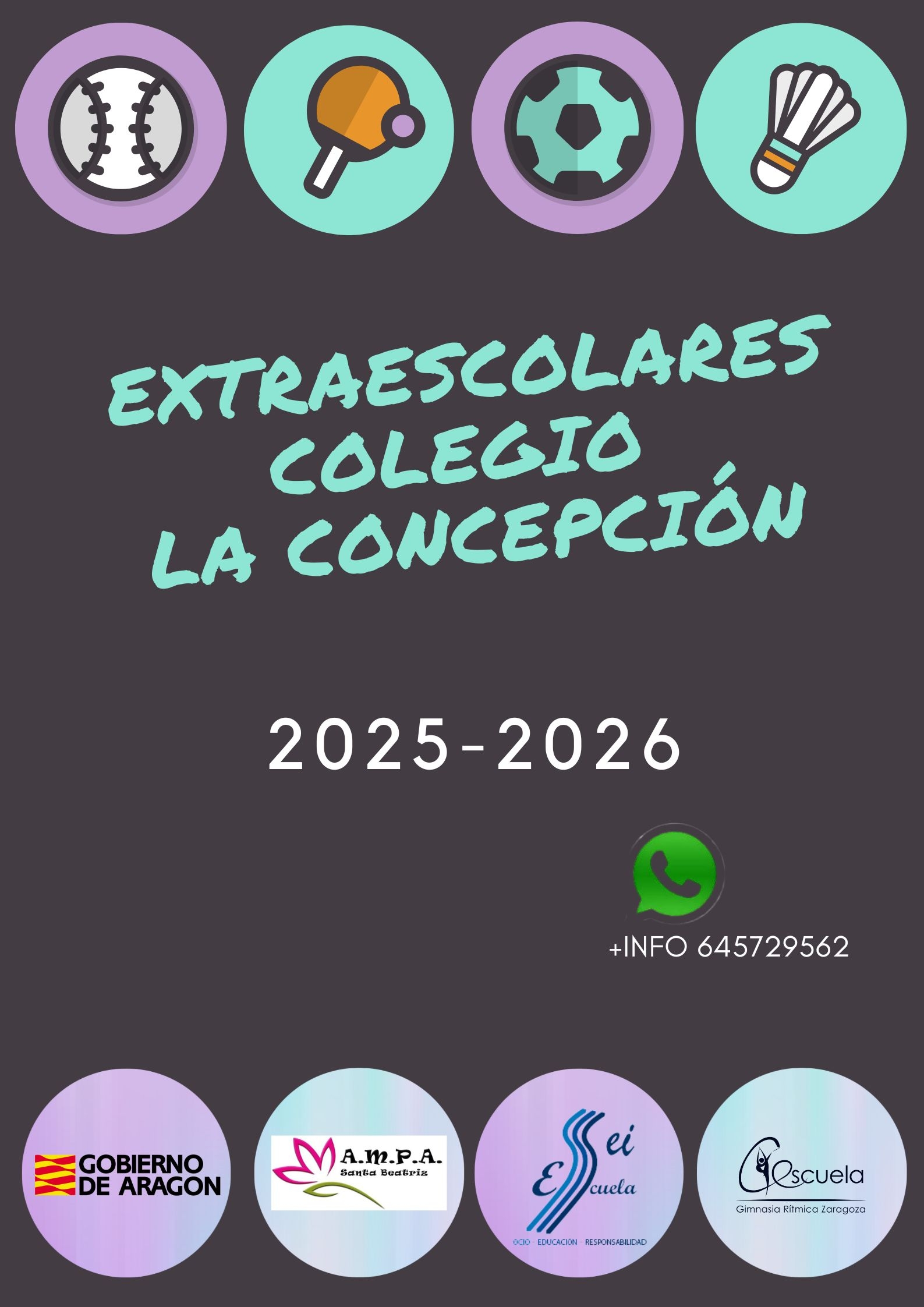 EXTRAESCOLARES COLEGIO LA CONCEPCIÓN 2025-2026 - Iscriviti