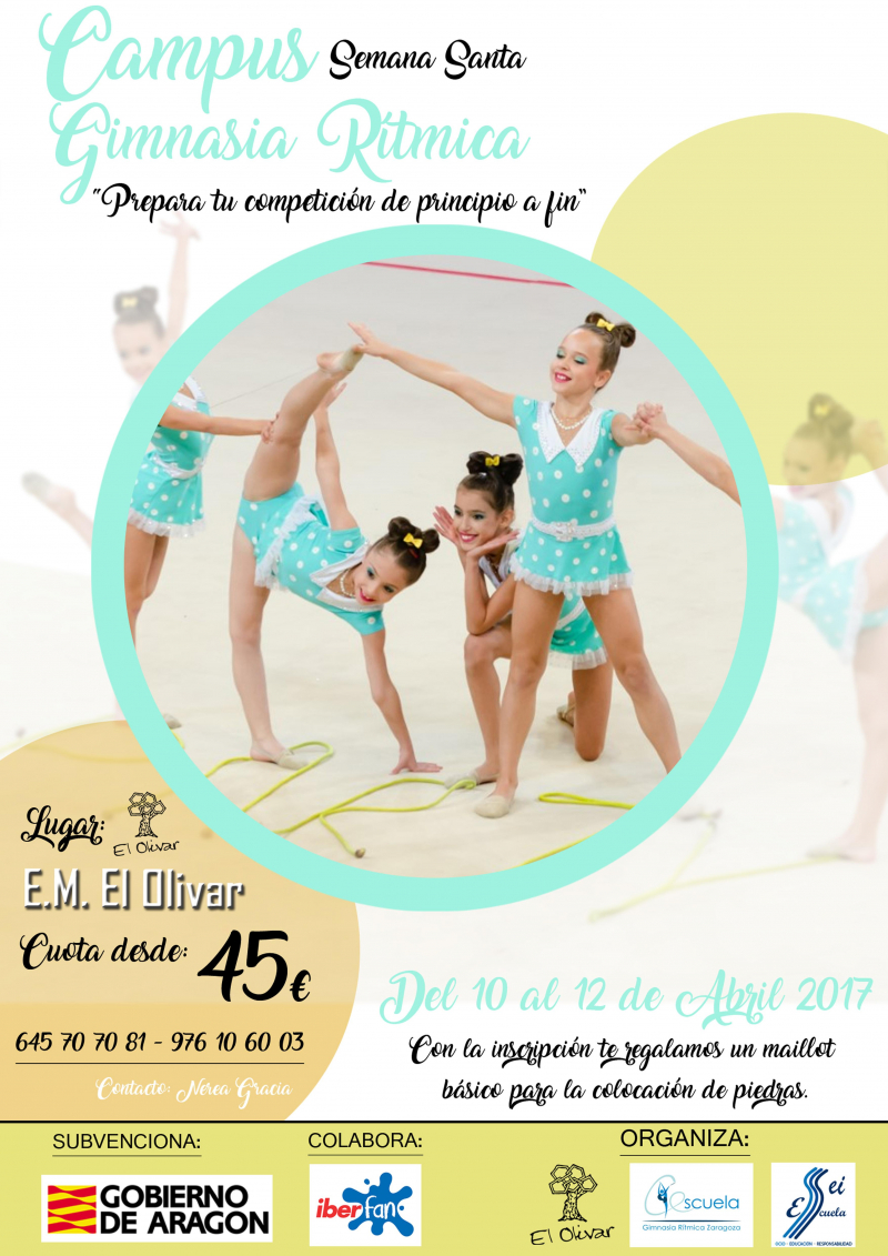 Campus Gimnasia Ritmica Semana Santa E M El Olivar