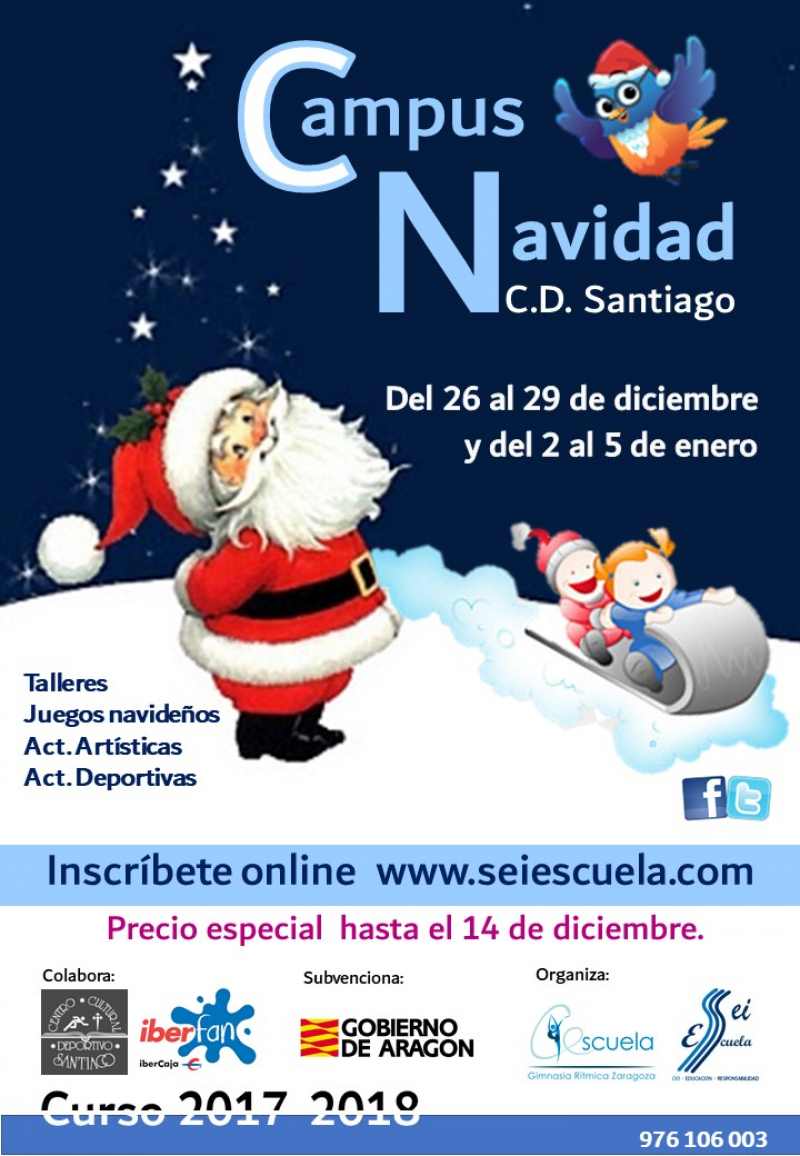 CAMPUS DE NAVIDAD C.D. SANTIAGO 2017/2018 - Inscríbete