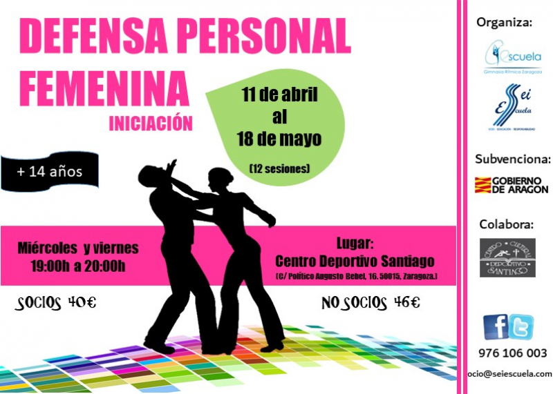 DEFENSA PERSONAL FEMENINA - Inscríbete
