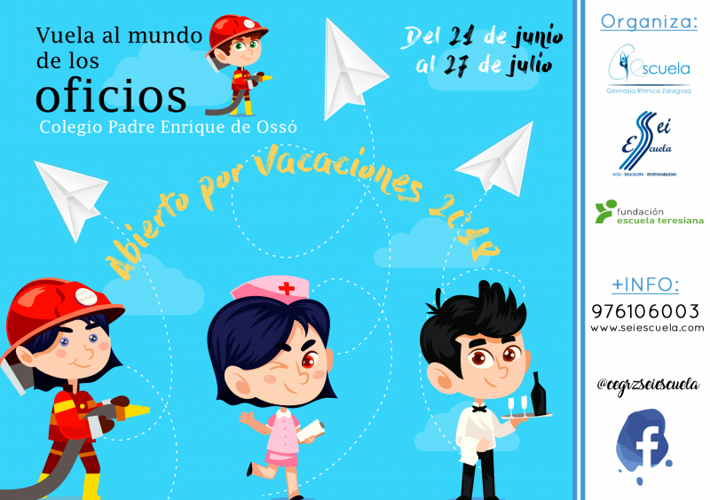 COLONIAS DE VERANO 2018 (COLEGIO PADRE ENRIQUE DE OSSÓ) - Prijava