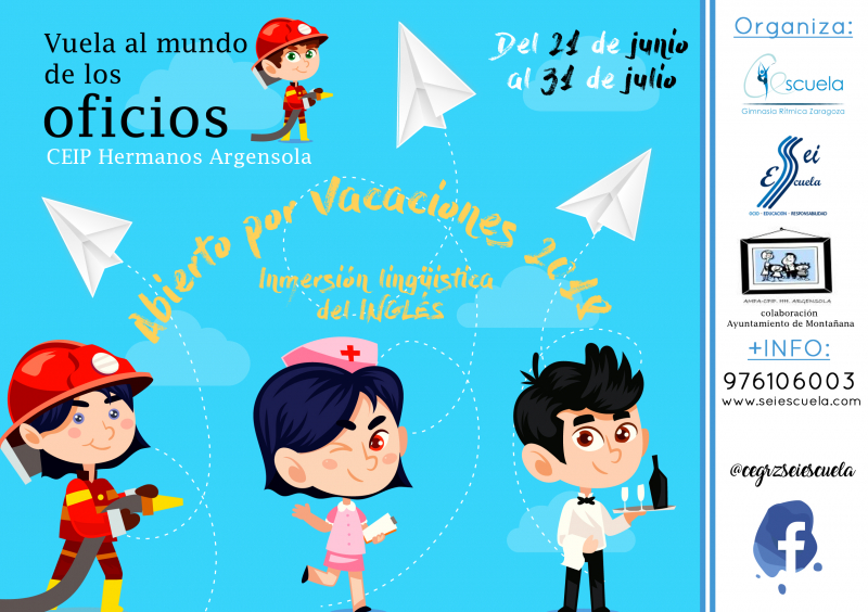 COLONIAS DE VERANO HERMANOS ARGENSOLA - Inscríbete