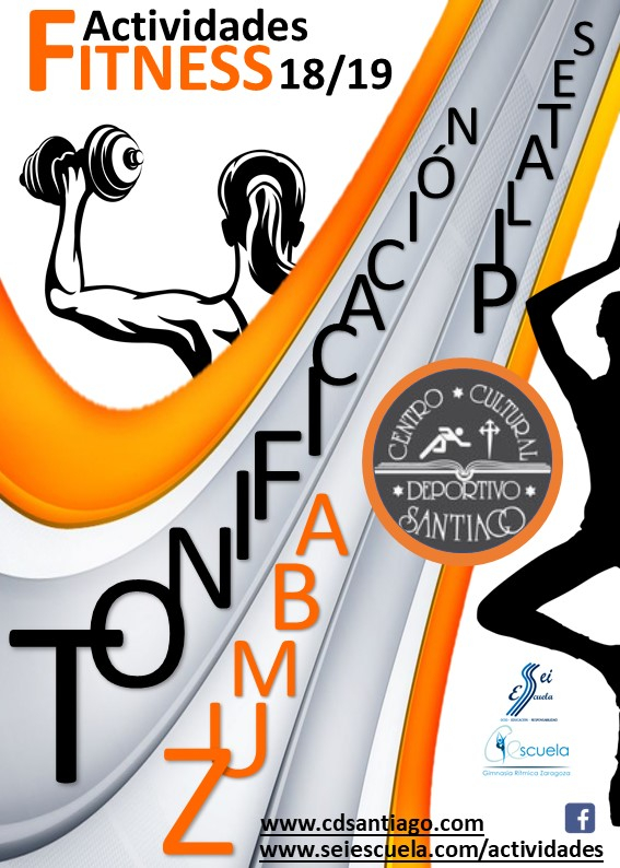 ACTIVIDADES FITNESS C.D. SANTIAGO 2018-2019 - Inscríbete