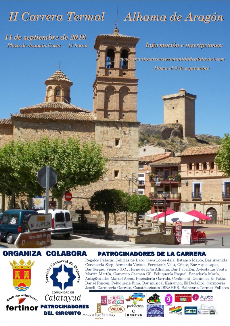 5K ALHAMA DE ARAGON - Register