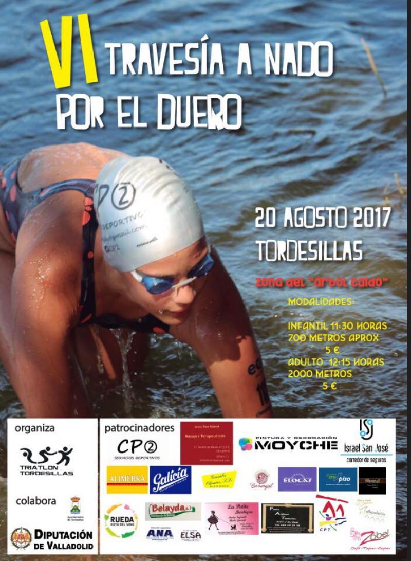 VI TRAVESÍA A NADO POR EL DUERO - TORDESILLAS  - Prijava
