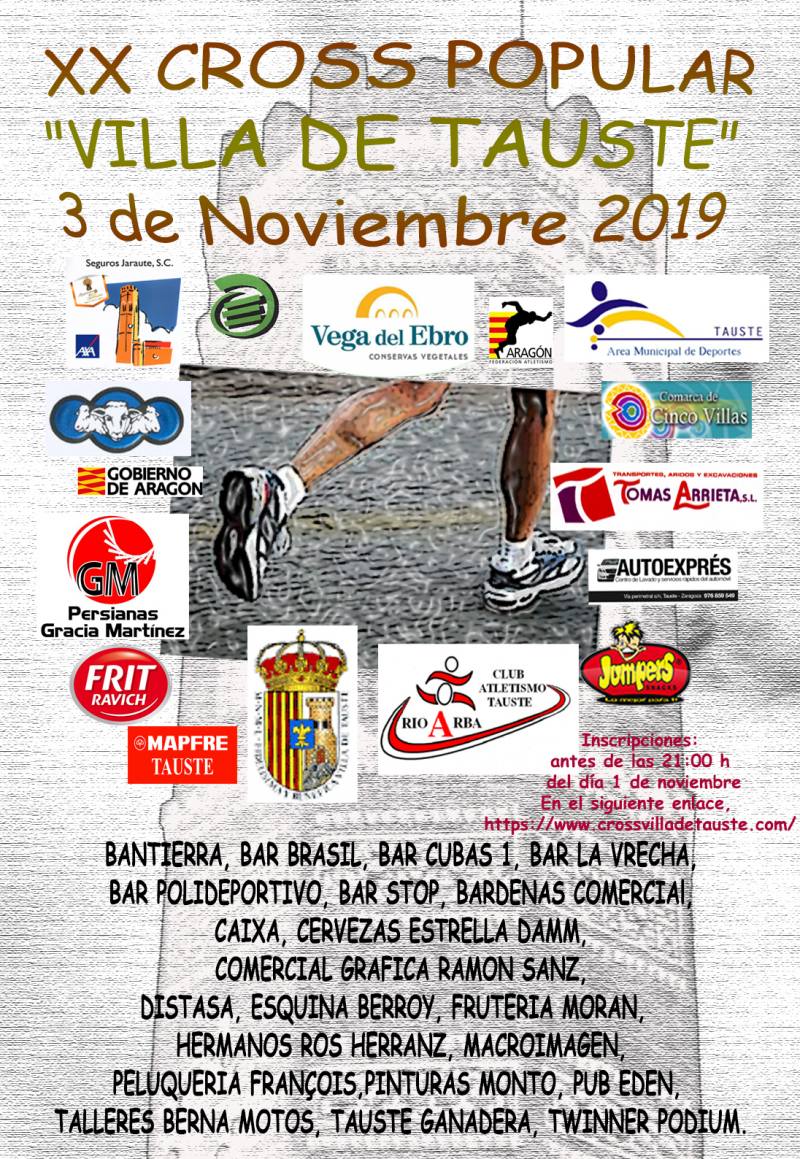 XX CROSS POPULAR VILLA DE TAUSTE - Inscríbete