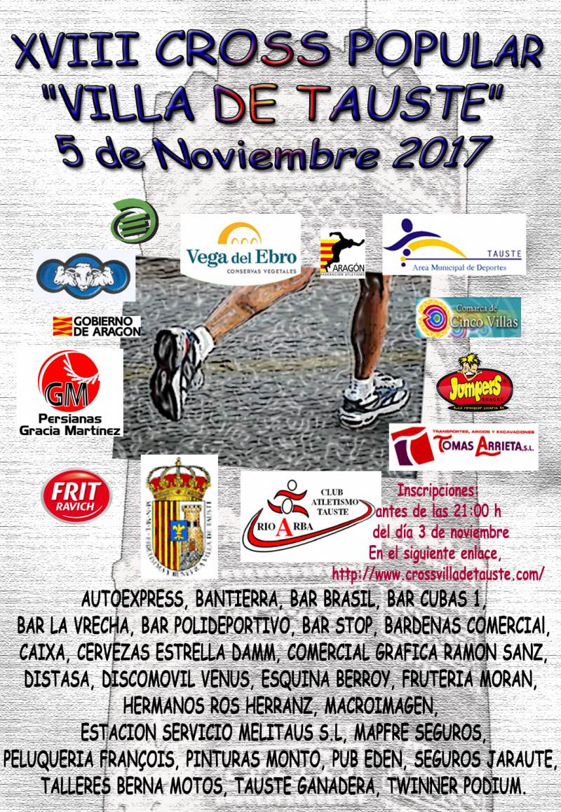 XVIII CROSS POPULAR VILLA DE TAUSTE - Zur Anmeldung