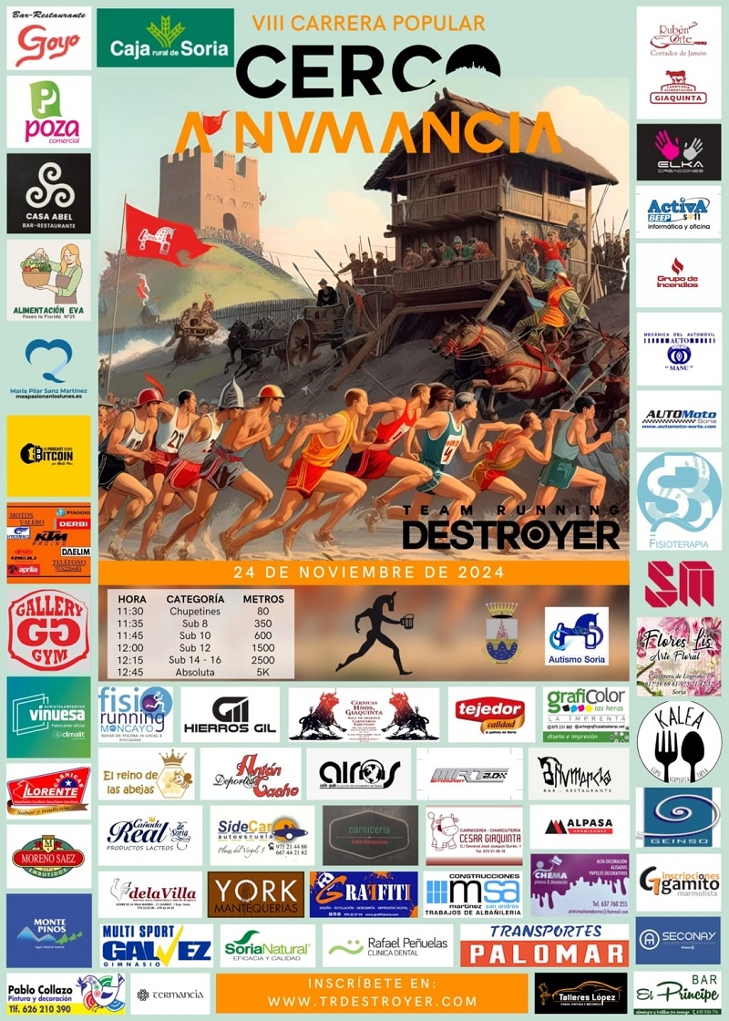 VIII CARRERA POPULAR CERCO A NUMANCIA - Zur Anmeldung