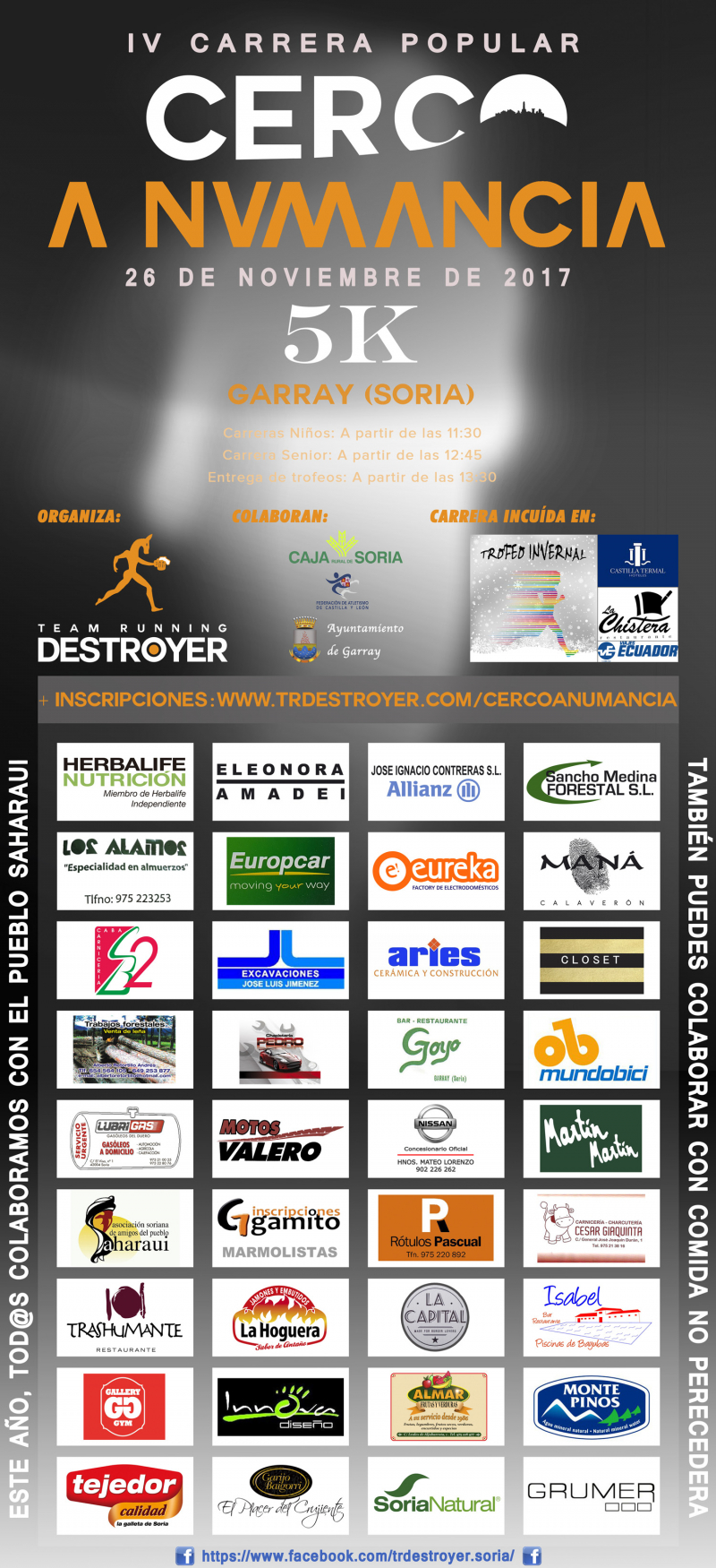 IV CARRERA POPULAR CERCO A NUMANCIA - Inscríbete