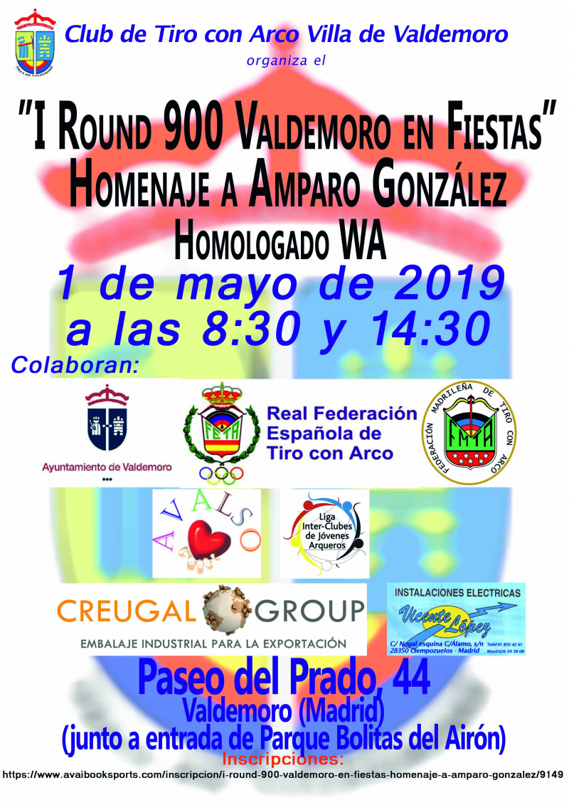 I ROUND 900 VALDEMORO EN FIESTAS - HOMENAJE A AMPARO GONZÁLEZ - Inscriu-te