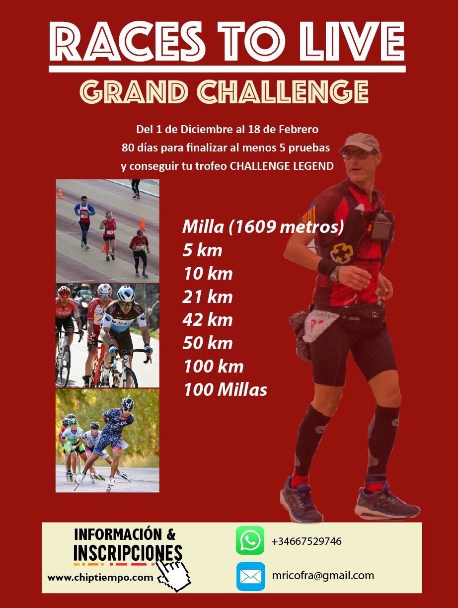GRAND CHALLENGE - RACES TO LIVE - Inscrivez-vous