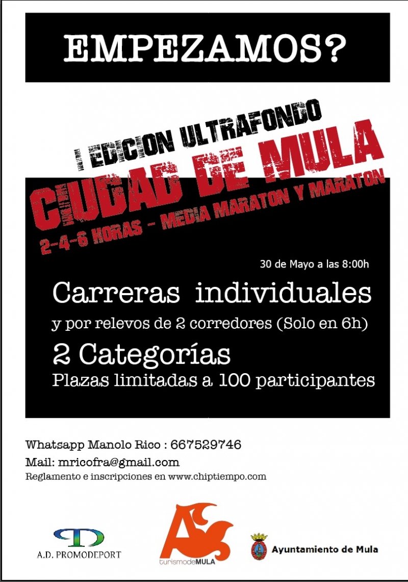 I ULTRAFONDO CIUDAD DE MULA - Inscríbete