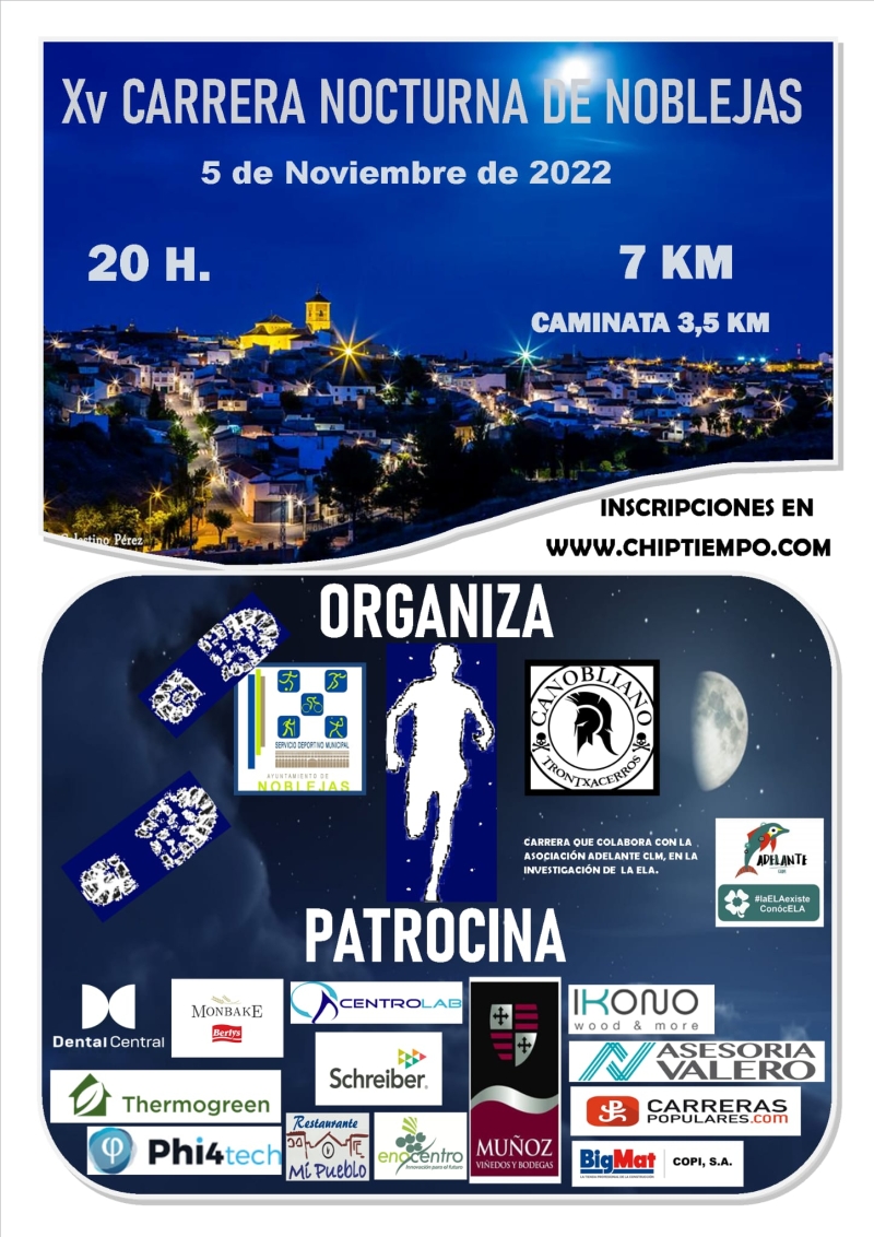 XV CARRERA POPULAR NOCTURNA DE NOBLEJAS - Register
