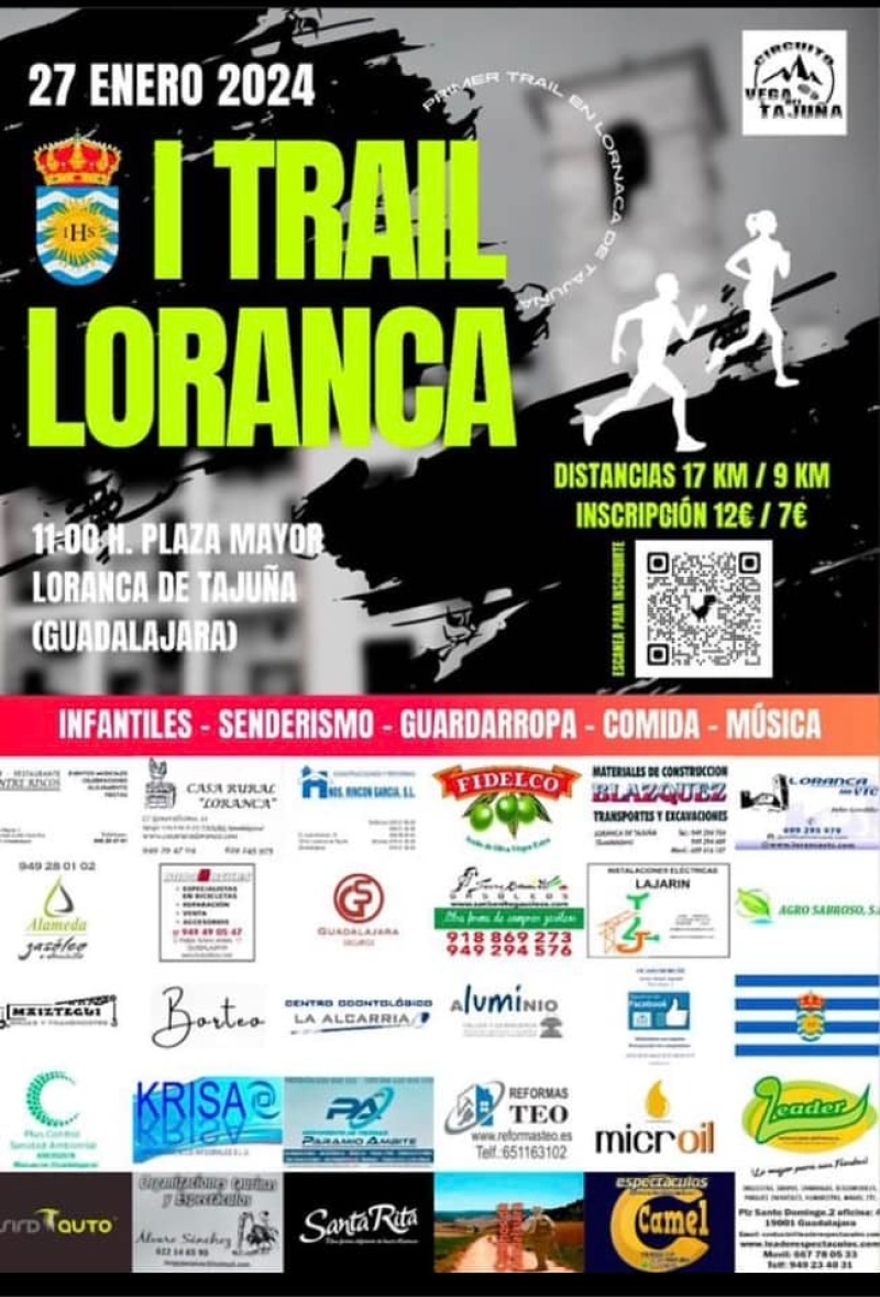 I TRAIL DE LORANCA DE TAJUÑA - Prijava