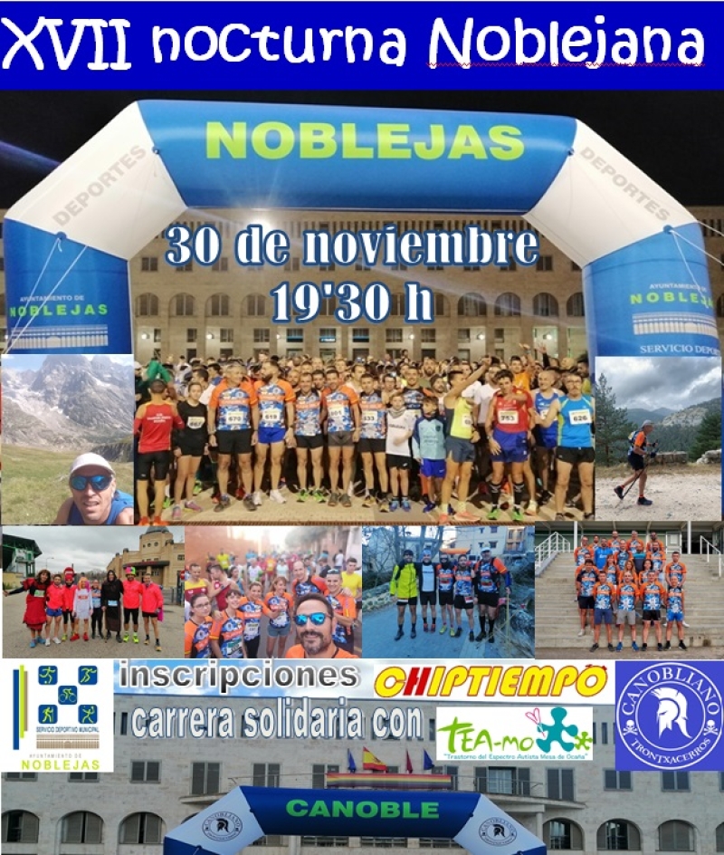 XVII CARRERA POPULAR NOCTURNA DE NOBLEJAS - Iscriviti