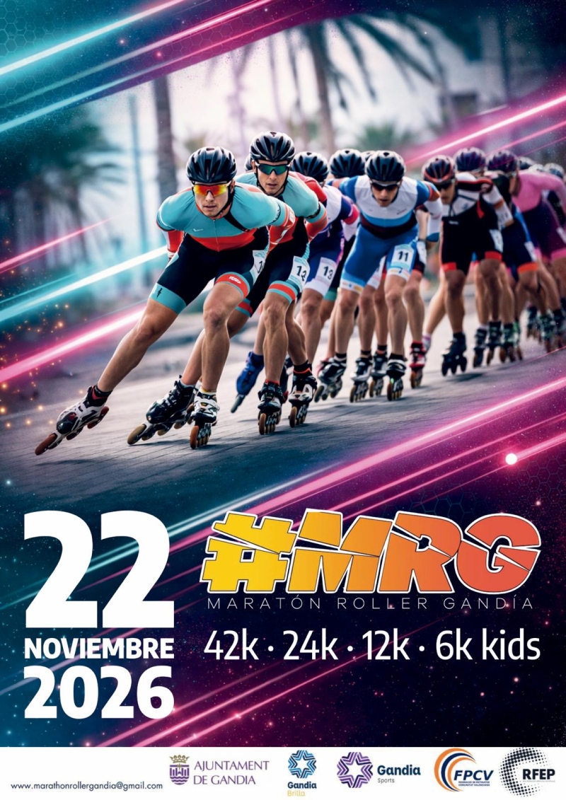 MARATÓN ROLLER GANDIA 2026 - Inscríbete