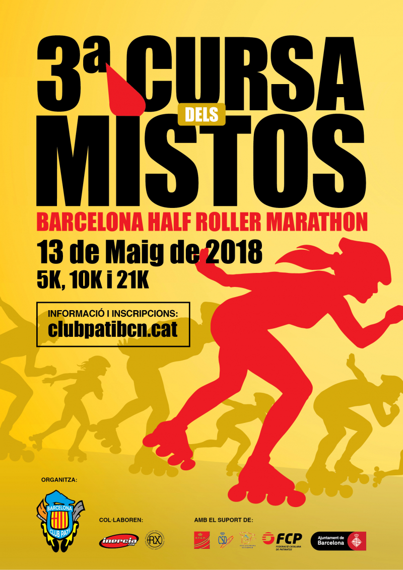 BCN ROLLER HALF MARATHON (III CURSA DELS MISTOS) - Inskriba zaitez