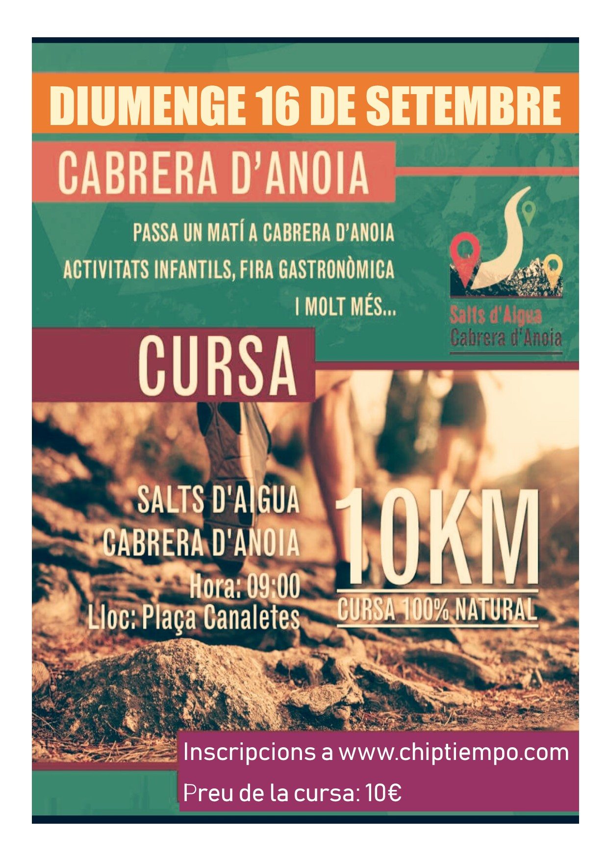 III CURSA DELS SALTS D'AIGUA - Inscreva-se