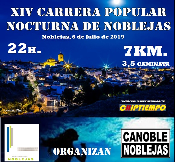 XIV CARRERA NOCTURNA POPULAR DE NOBLEJAS - Inscriu-te