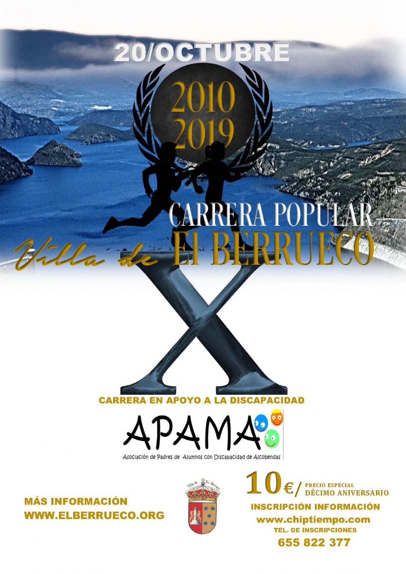 X CARRERA POPULAR VILLA DE EL BERRUECO - Inscríbete