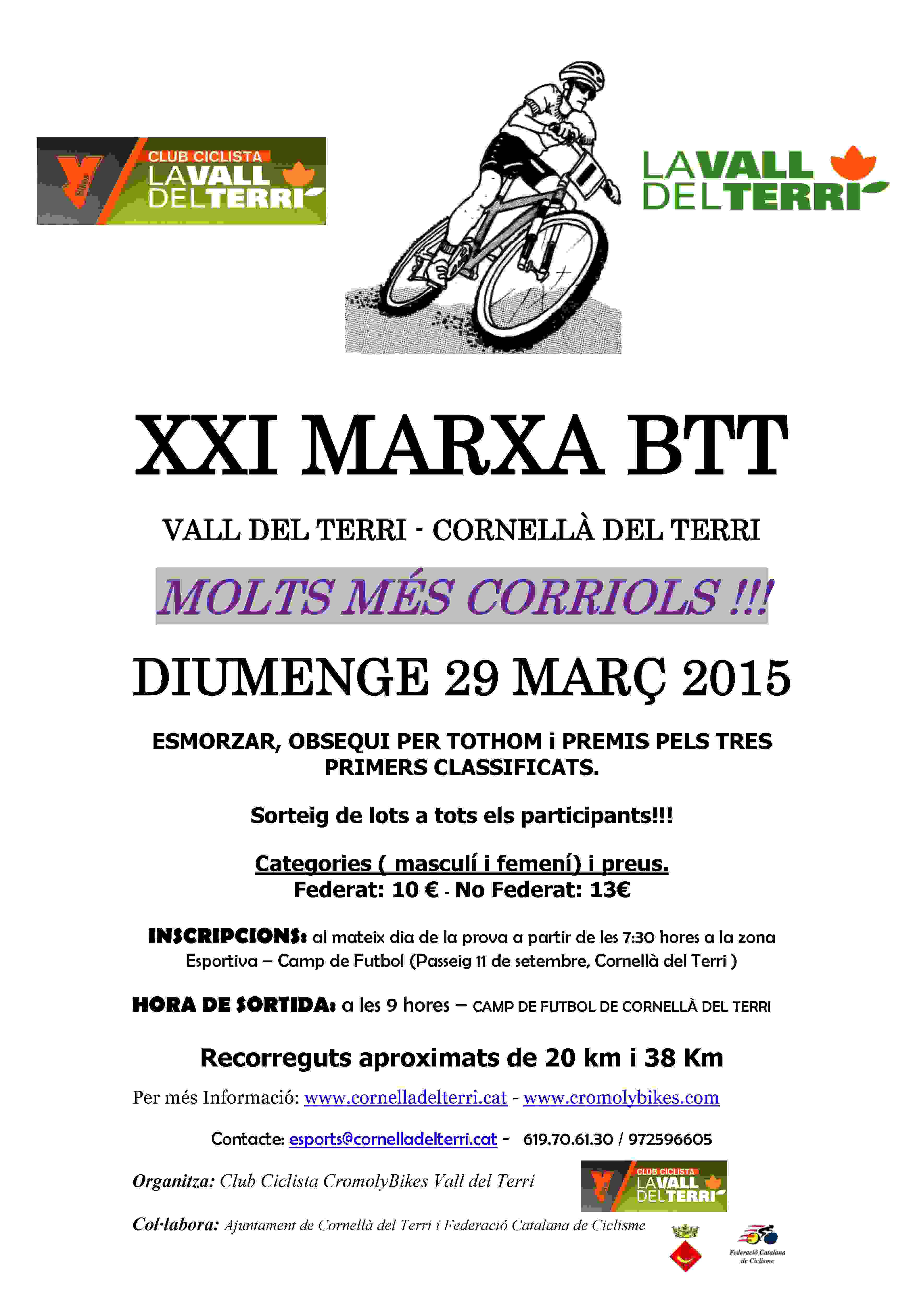 MARXA BTT VALL DEL TERRI - Register
