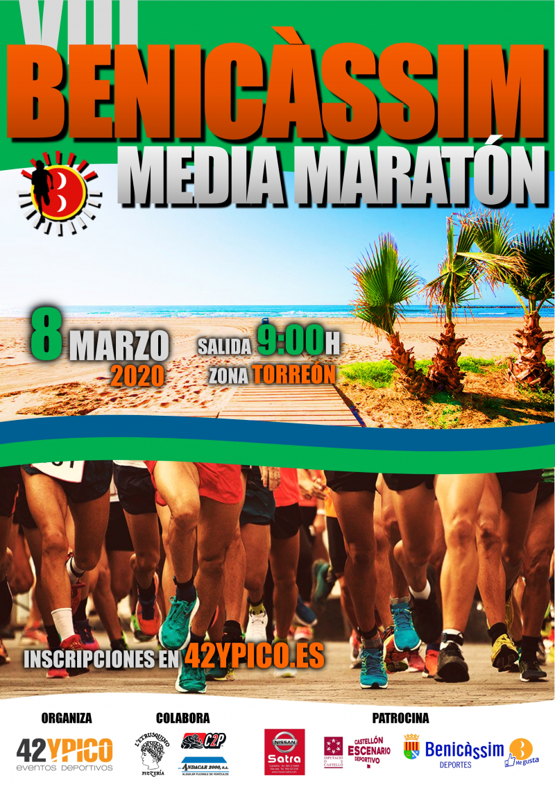 VIII BENICÀSSIM MEDIA MARATÓN - Inscriu-te
