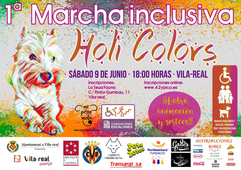 I MARCHA INCLUSIVA HOLI COLORS - Iscriviti
