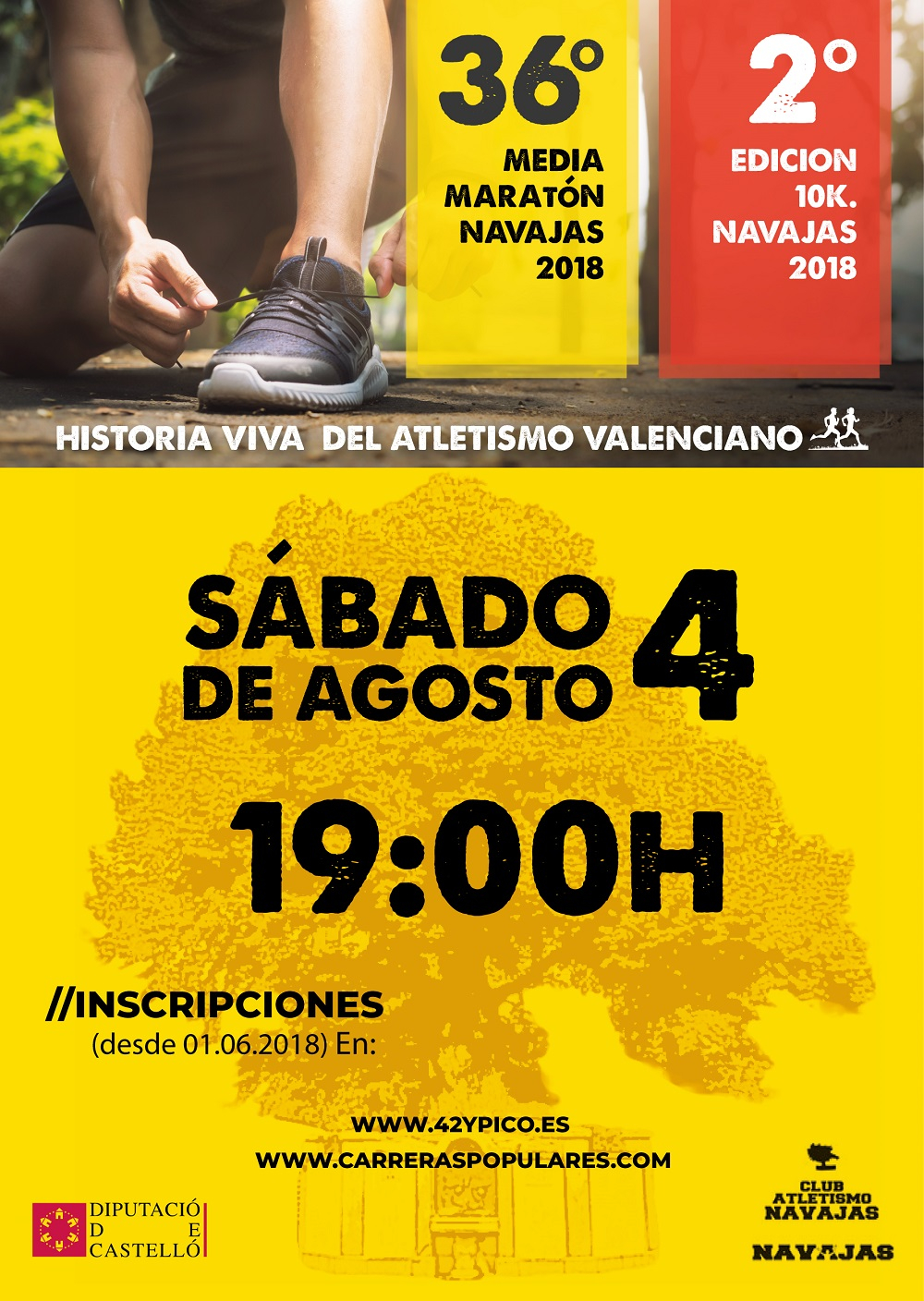 XXXVI MEDIA MARATÓN Y II 10K NAVAJAS - Register