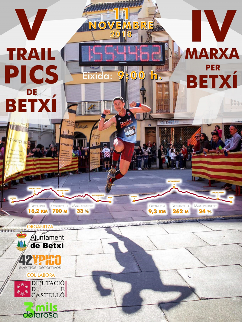V TRAIL PICS DE BETXÍ I IV MARXA - Inscriu-te