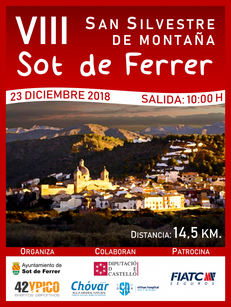 VIII SAN SILVESTRE SOT DE FERRER - Inscríbete