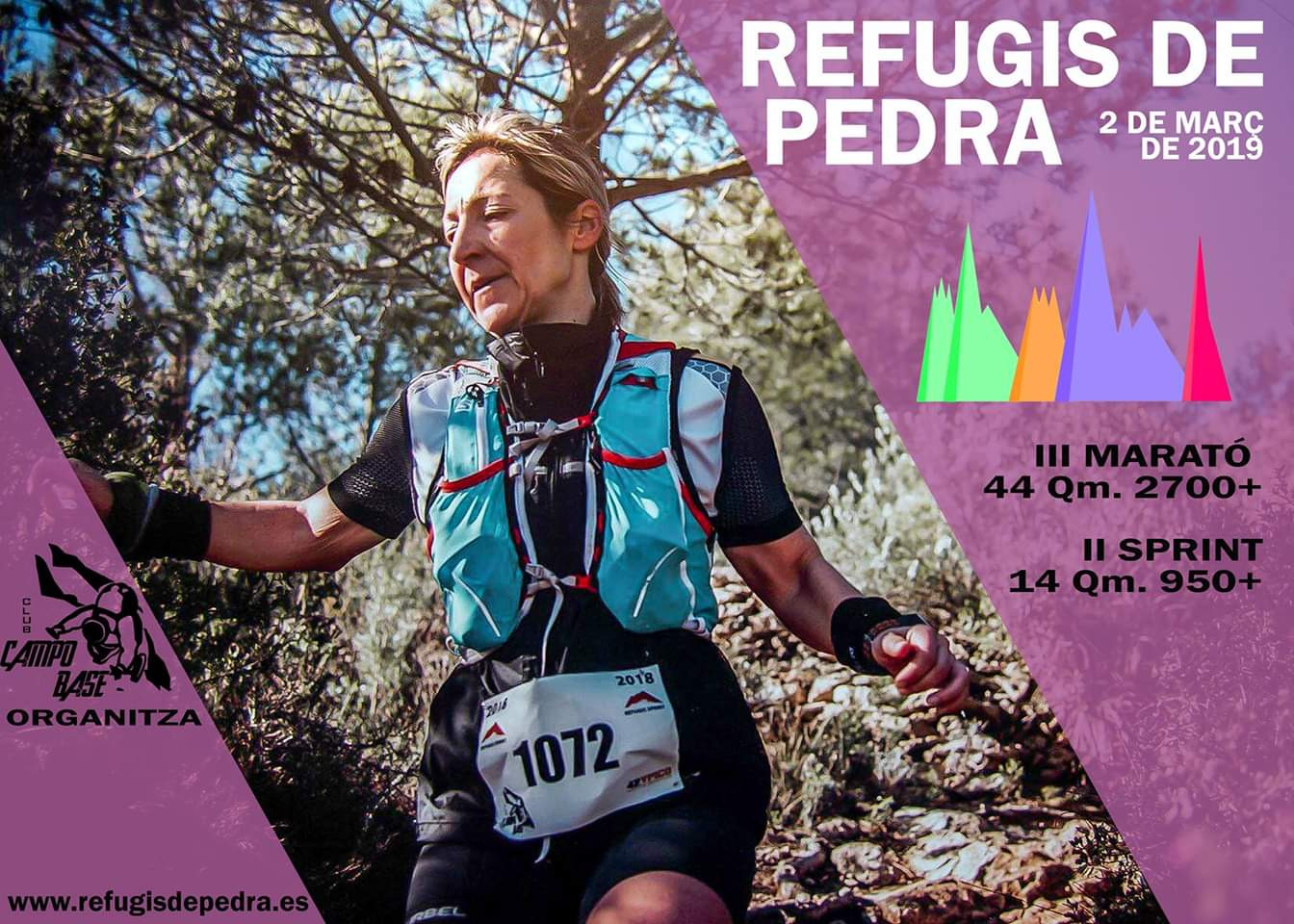 III TRAIL REFUGIS DE PEDRA Y II REFUGIS SPRINT - Prijava