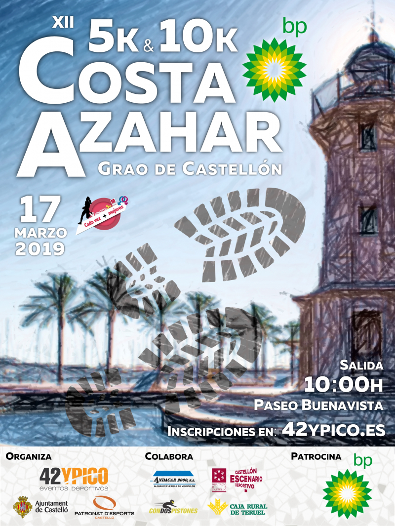 XII 10K&5K COSTA AZAHAR GRAO DE CASTELLÓN BP - Inscríbete