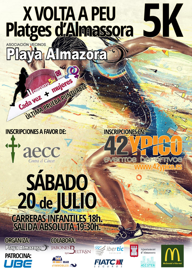 X VOLTA A PEU PLATGES D'ALMASSORA - Inscríbete