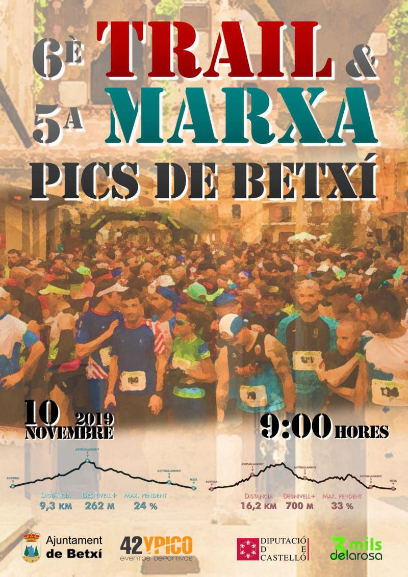 VI TRAIL PICS DE BETXÍ I V MARXA - Inscríbete
