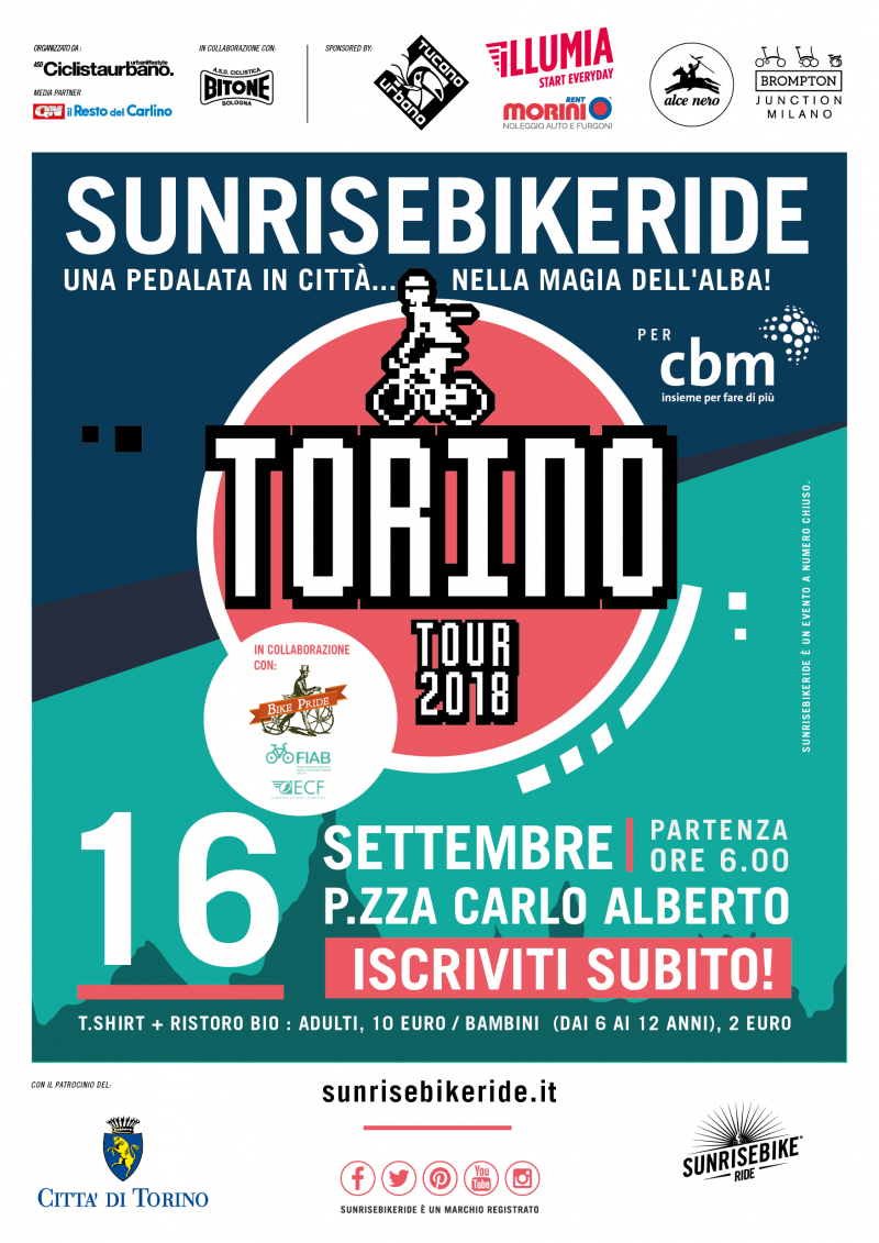 SUNRISEBIKERIDE TORINO 2018 - Inscriu-te