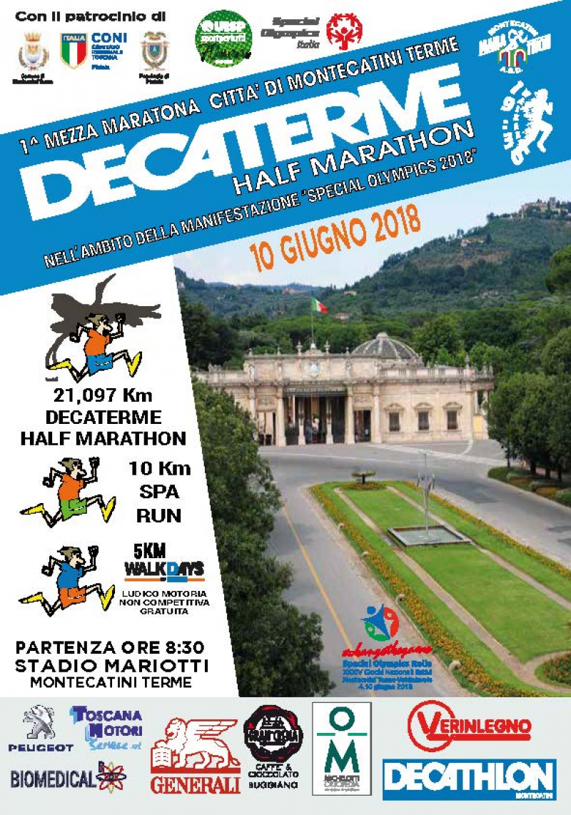 1A MEZZA MARATONA CITTÀ DI MONTECATINI TERME - Register