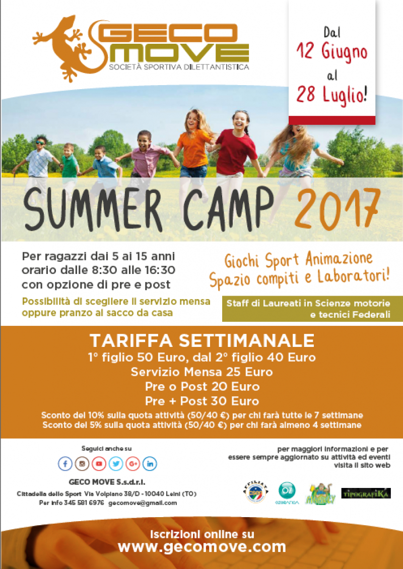 SUMMER CAMP 2017 - Inscriu-te