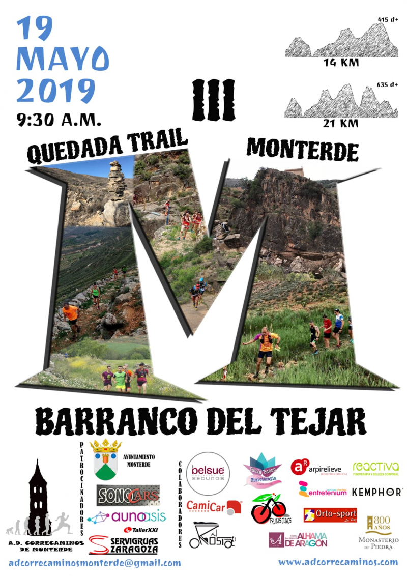 III QUEDADA TRAIL MONTERDE  - Inscris-toi