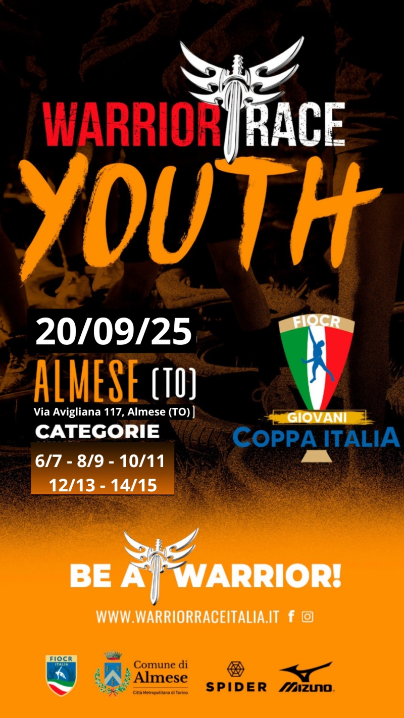 WARRIOR RACE YOUTH LEAGUE - COPPA GIOVANI - Iscriviti