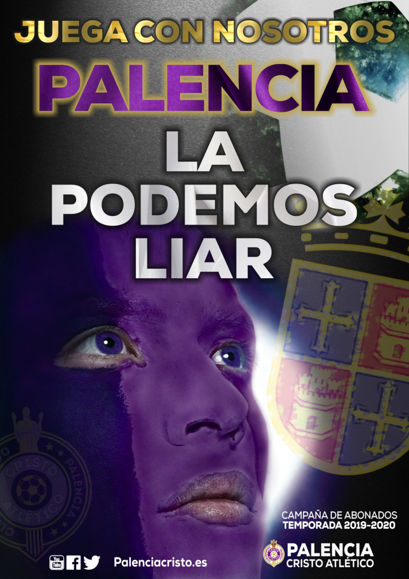 CAMPAÑA DE ABONOS TEMPORADA 2019-2020  C.D. PALENCIA CRISTO ATLÉTICO - Inskriba zaitez