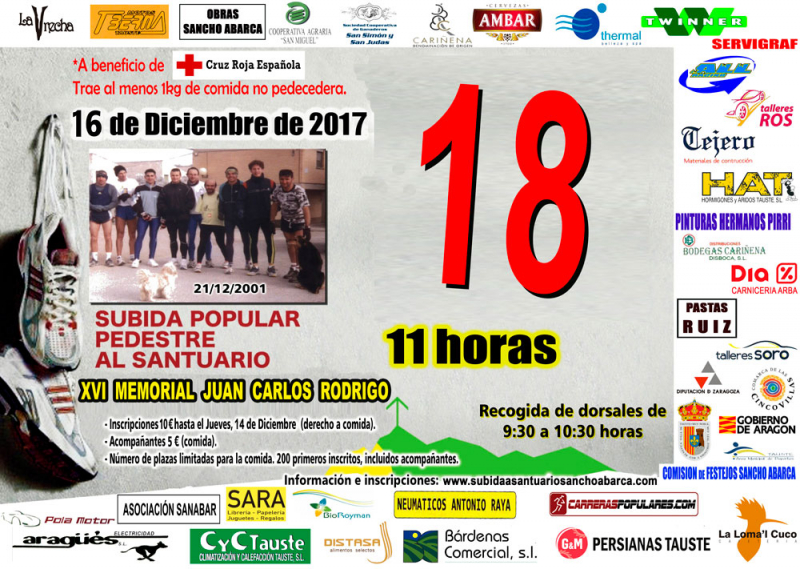 SUBIDA A SANTUARIO SANCHO ABARCA - Inscríbete