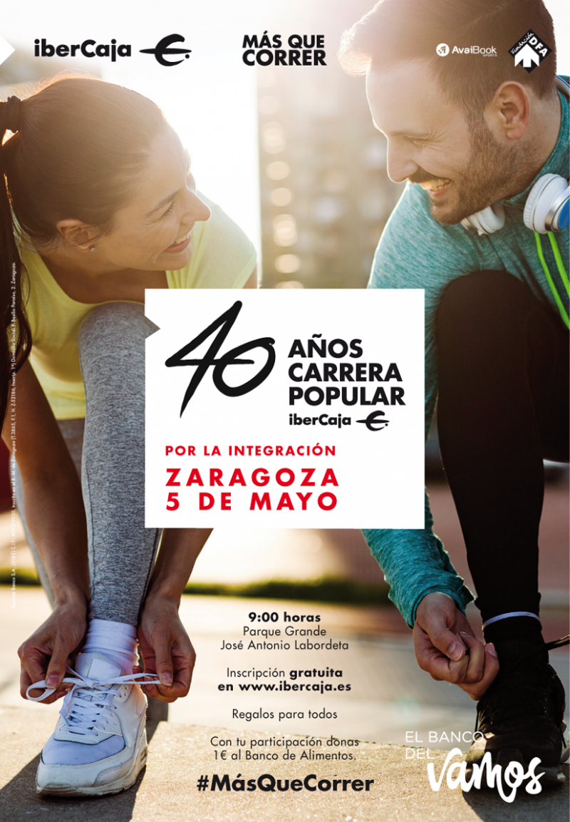 CARRERA POPULAR IBERCAJA ZARAGOZA POR LA INTEGRACIÓN 2019 - Inscriu-te