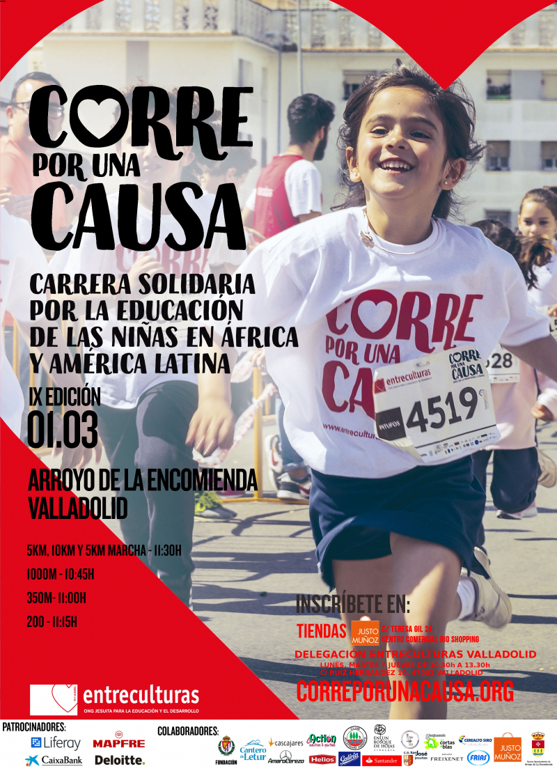 CORRE POR UNA CAUSA 2020: VALLADOLID (ARROYO DE LA ENCOMIENDA)  - Register