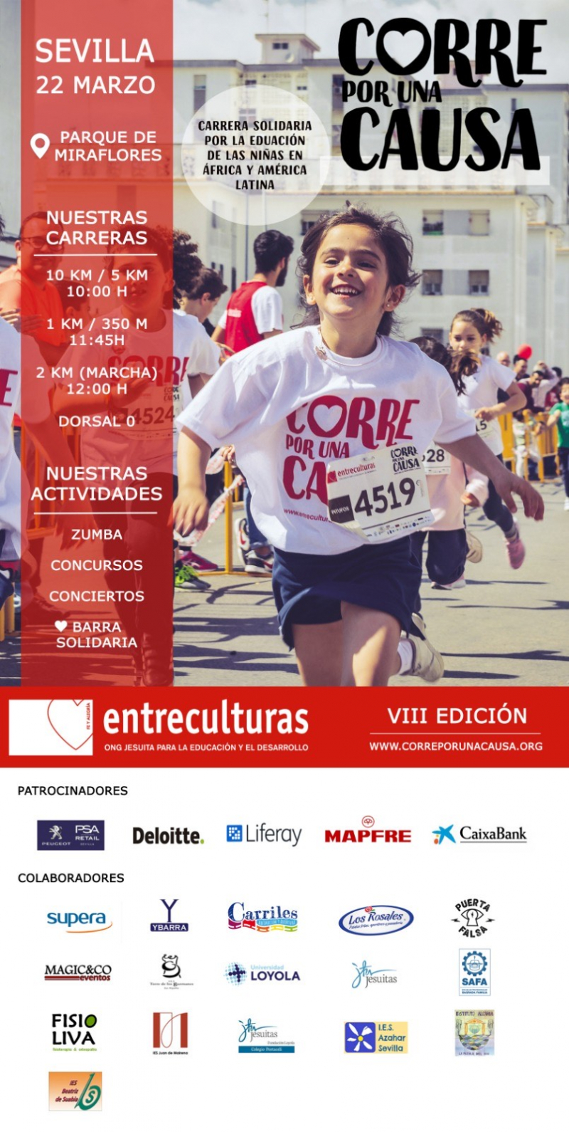 CORRE POR UNA CAUSA 2020: SEVILLA - Inscríbete