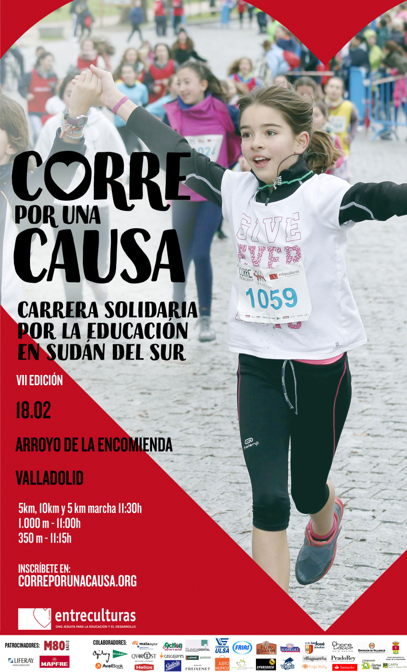 CORRE POR UNA CAUSA: VALLADOLID(ARROYO DE LA ENCOMIENDA) - Inskriba zaitez