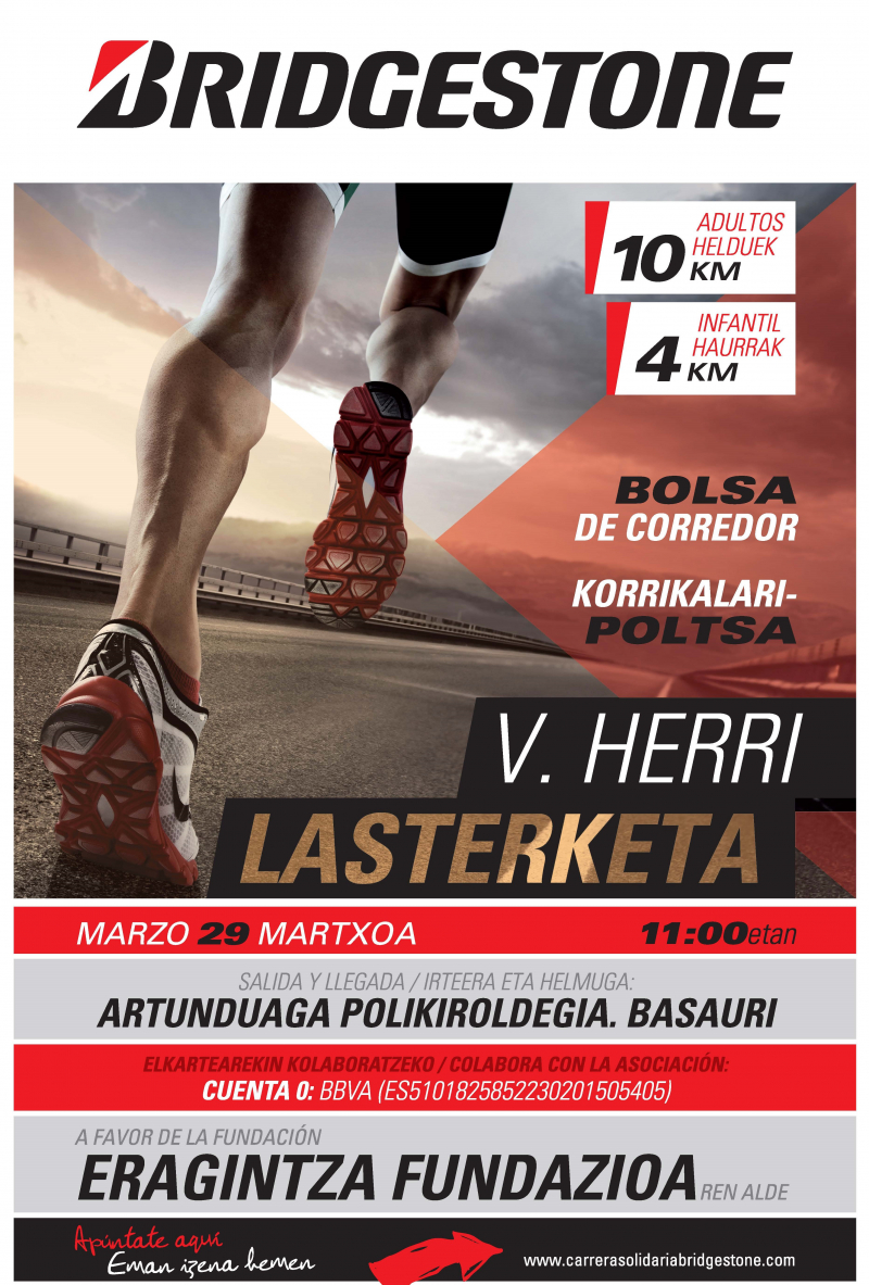 V CARRERA SOLIDARIA BRIDGESTONE - Register