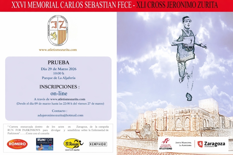 XLI CROSS JERÓNIMO ZURITA - XXVI MEMORIAL CARLOS SEBASTIÁN FECE - COPIA - Register