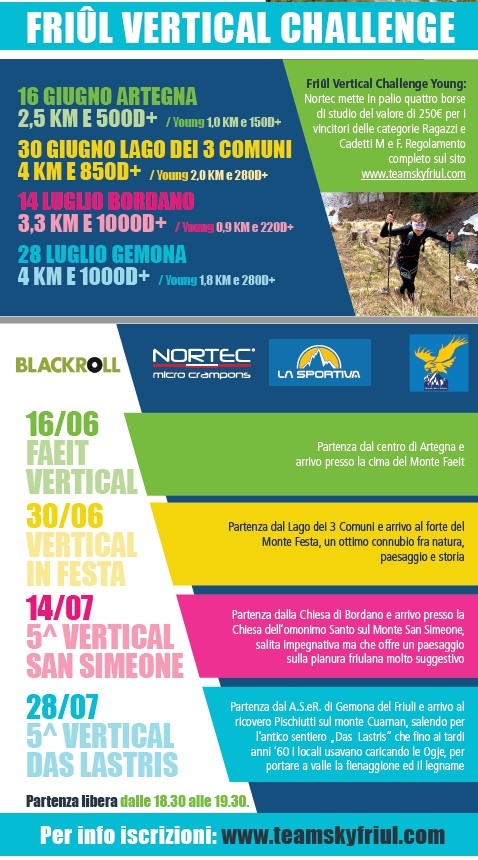 FRIUL VERTICAL CHALLENGE BY NORTEC - VERTICAL SAN SIMEONE - Iscriviti