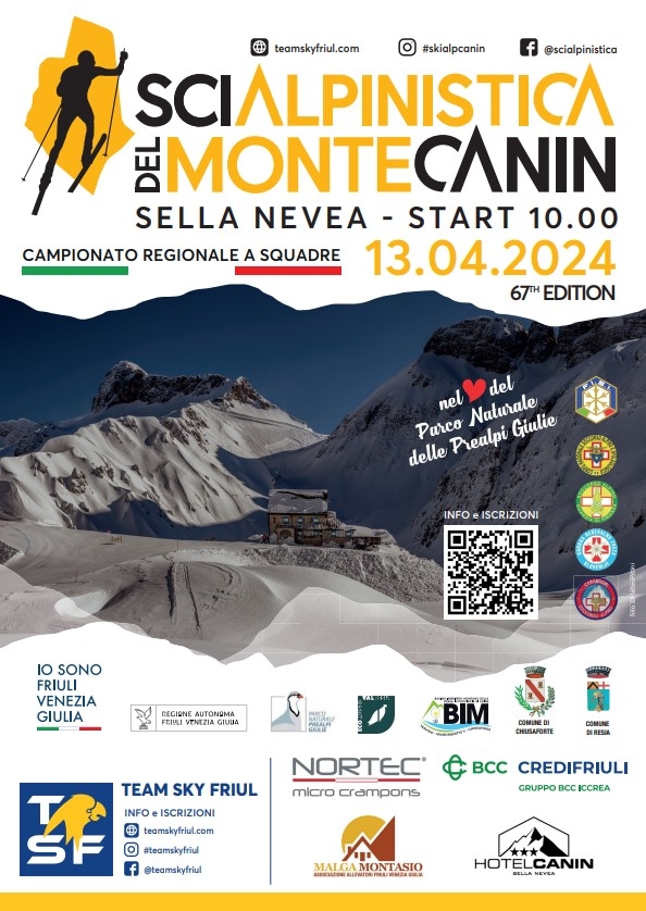 67^ SCIALPINISTICA DEL CANIN - Register