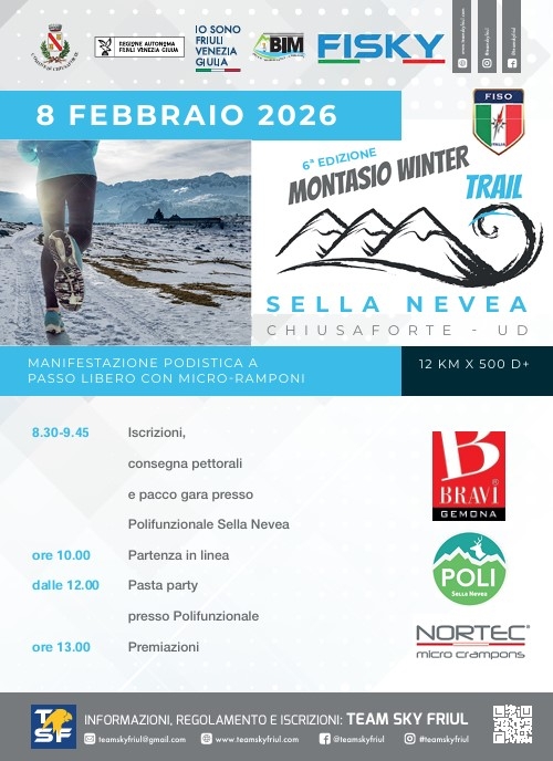 MONTASIO WINTER TRAIL - Iscriviti